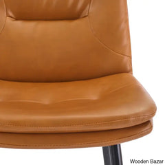 Pelayoz Swivel Upholstered Leather Bar & Counter Stool (Set Of 2)