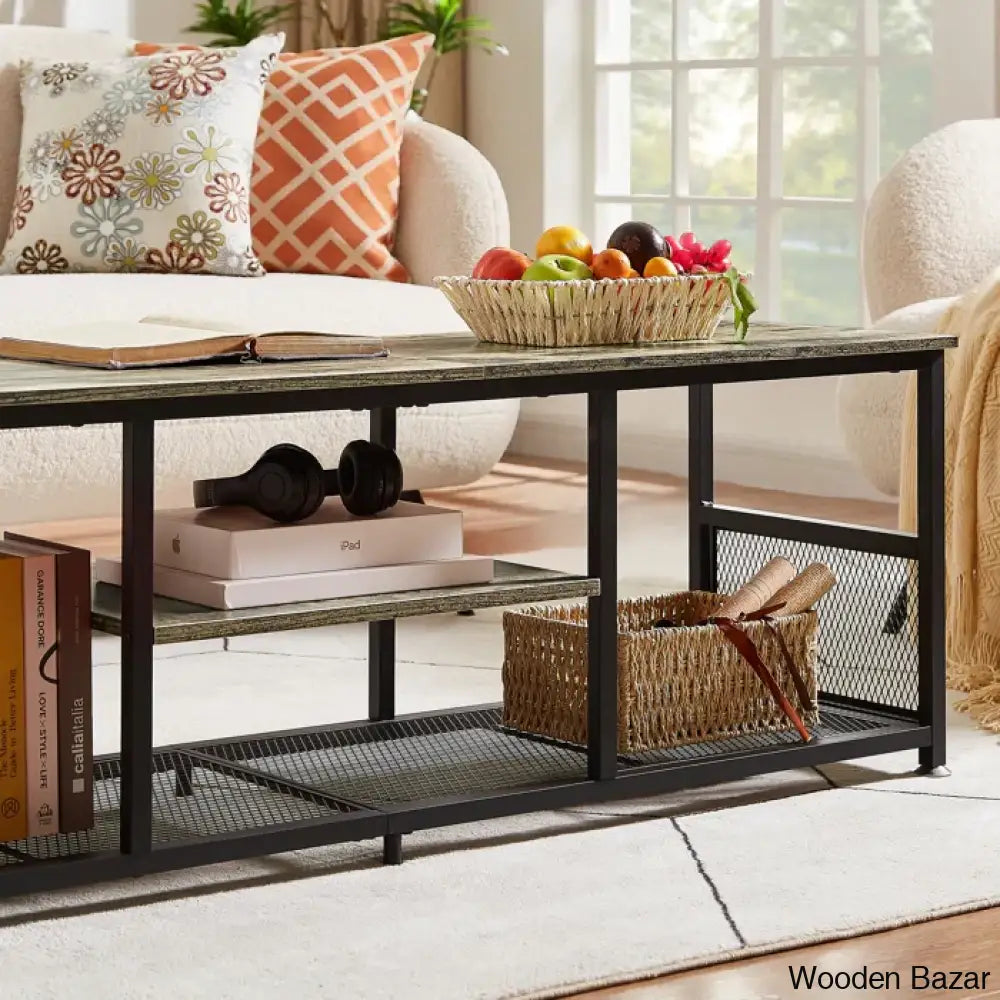 Pettitty Coffee And Center Table With Storage