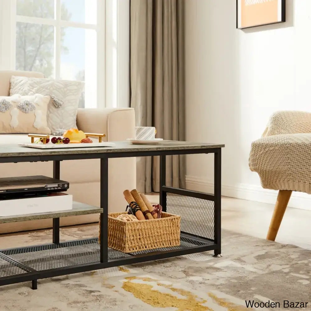 Pettitty Coffee And Center Table With Storage