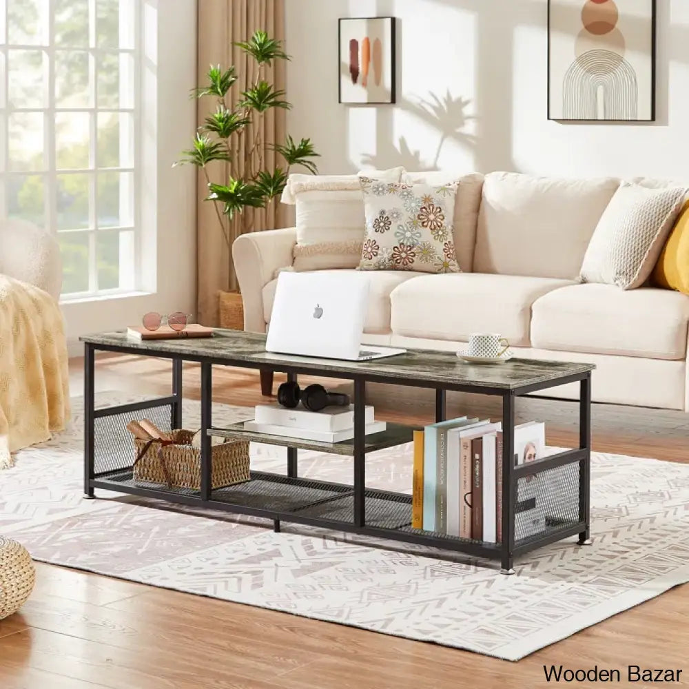 Pettitty Coffee And Center Table With Storage