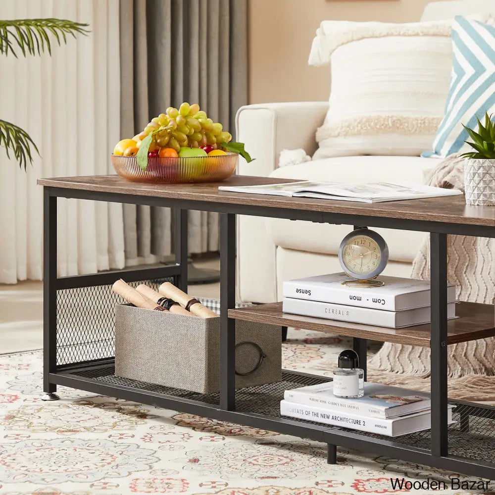 Pettitty Coffee And Center Table With Storage