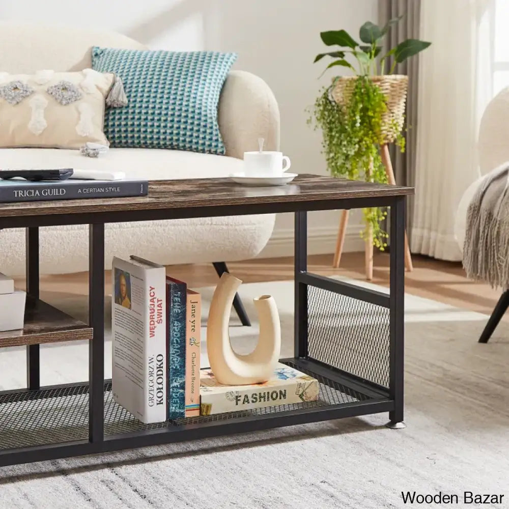 Pettitty Coffee And Center Table With Storage