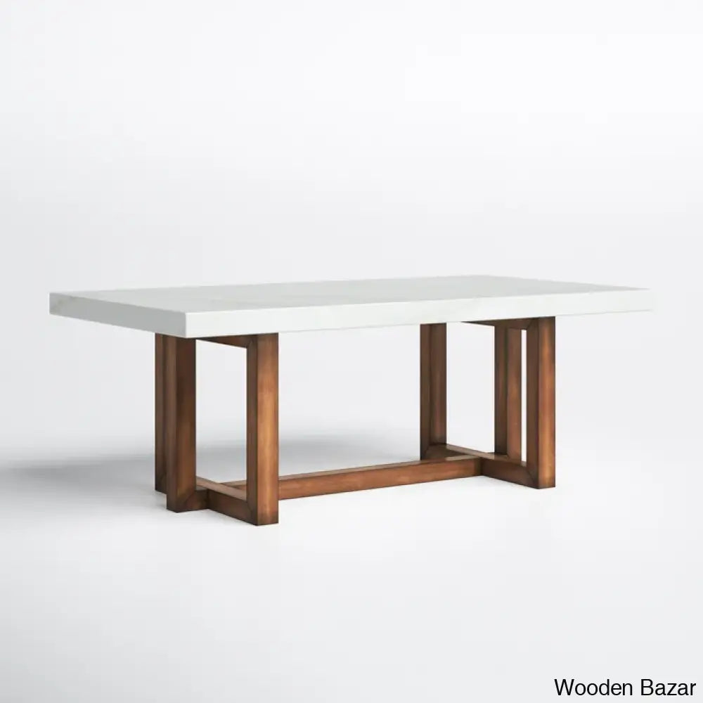 Phangl Marble Top Coffee And Center Table