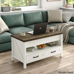 Phelagen Lift Top Coffee And Center Table With Storage 4-In-1 Design For Living Room