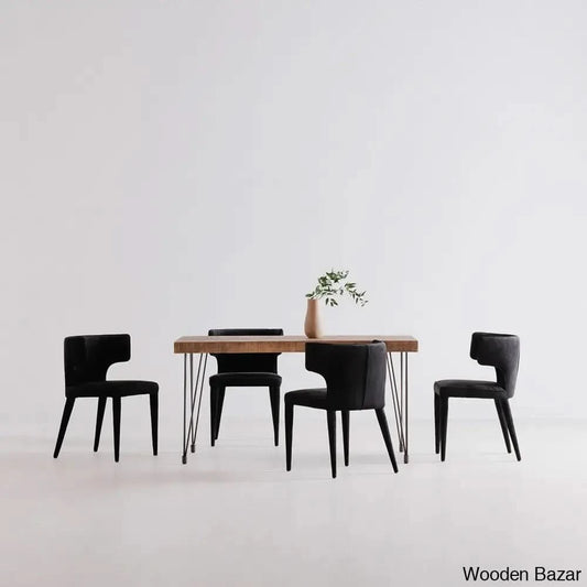 Pike Modern Teak Wood Dining Table Crafted For Ultimate Comfort