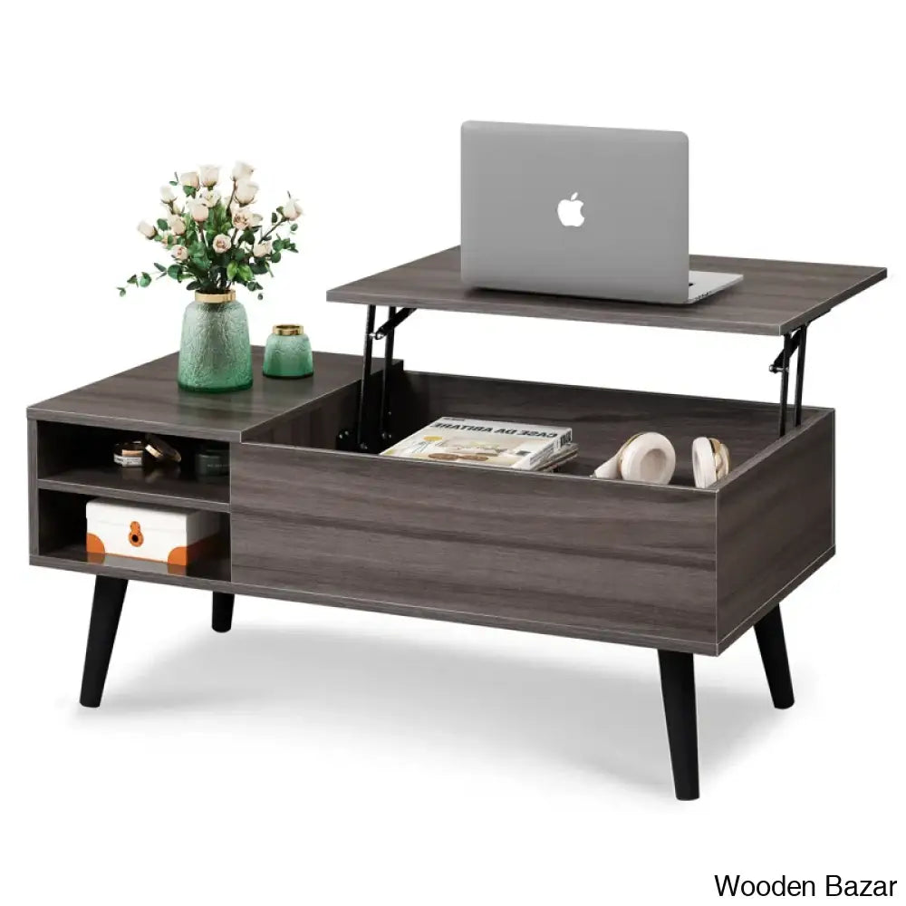 Poe Lift Top Coffee Table With Storage And Center Table