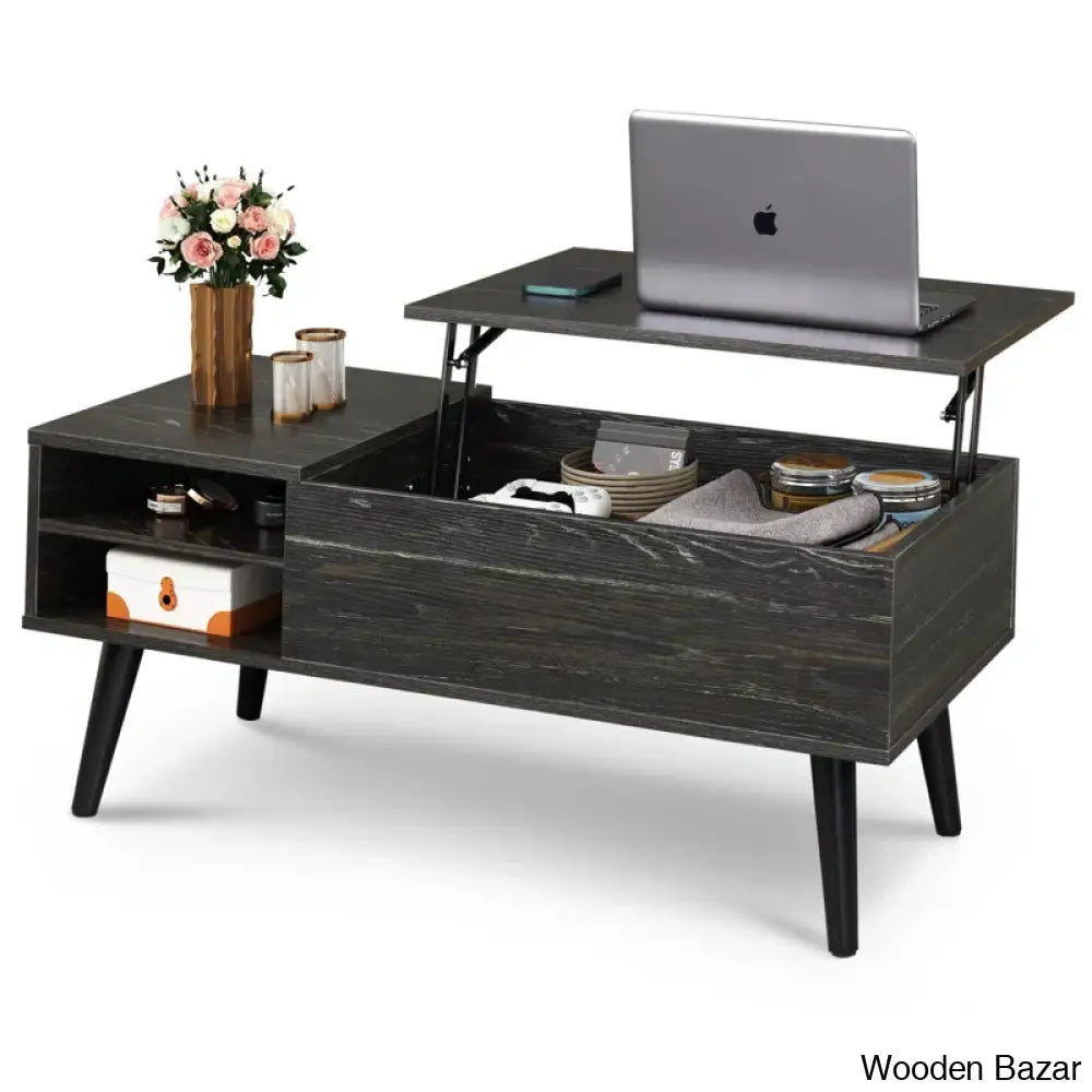 Poe Lift Top Coffee Table With Storage And Center Table