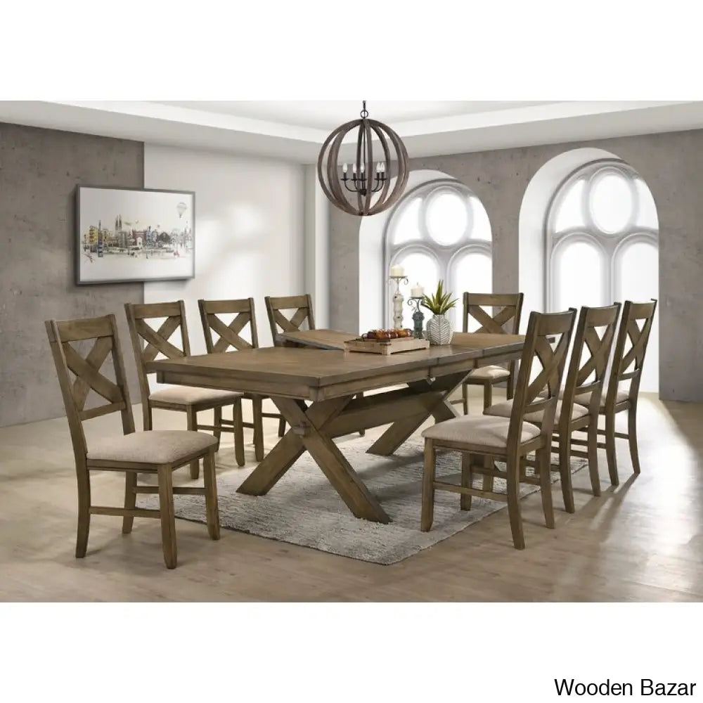 Poe extendable dining table discount