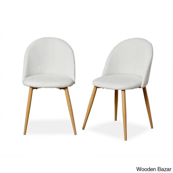 Poker Elegantly Designed Eve Six-Seater Dining Set For Ultimate Comfort Of 2 Chairs