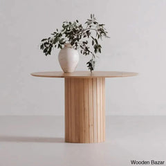 Povera Round Dining Table: Elegantly Crafted For Modern Sophistication