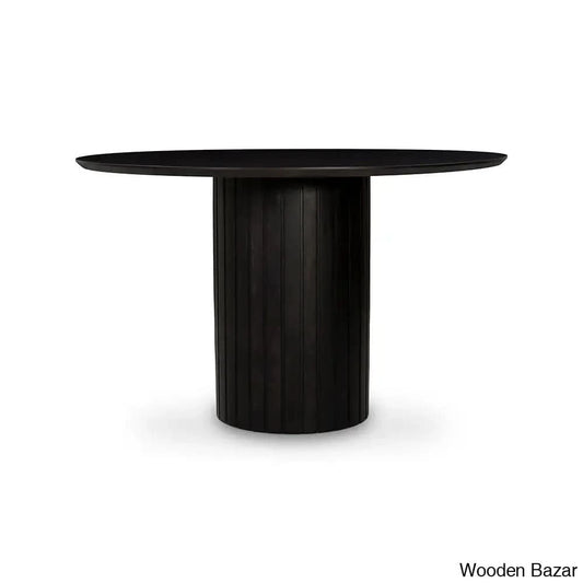 Povera Round Dining Table: Elegantly Crafted For Modern Sophistication