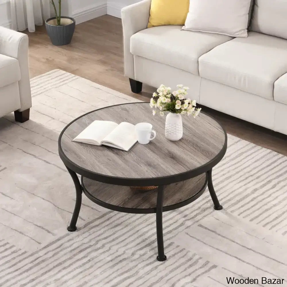 Prahl Coffee And Center Table Gray