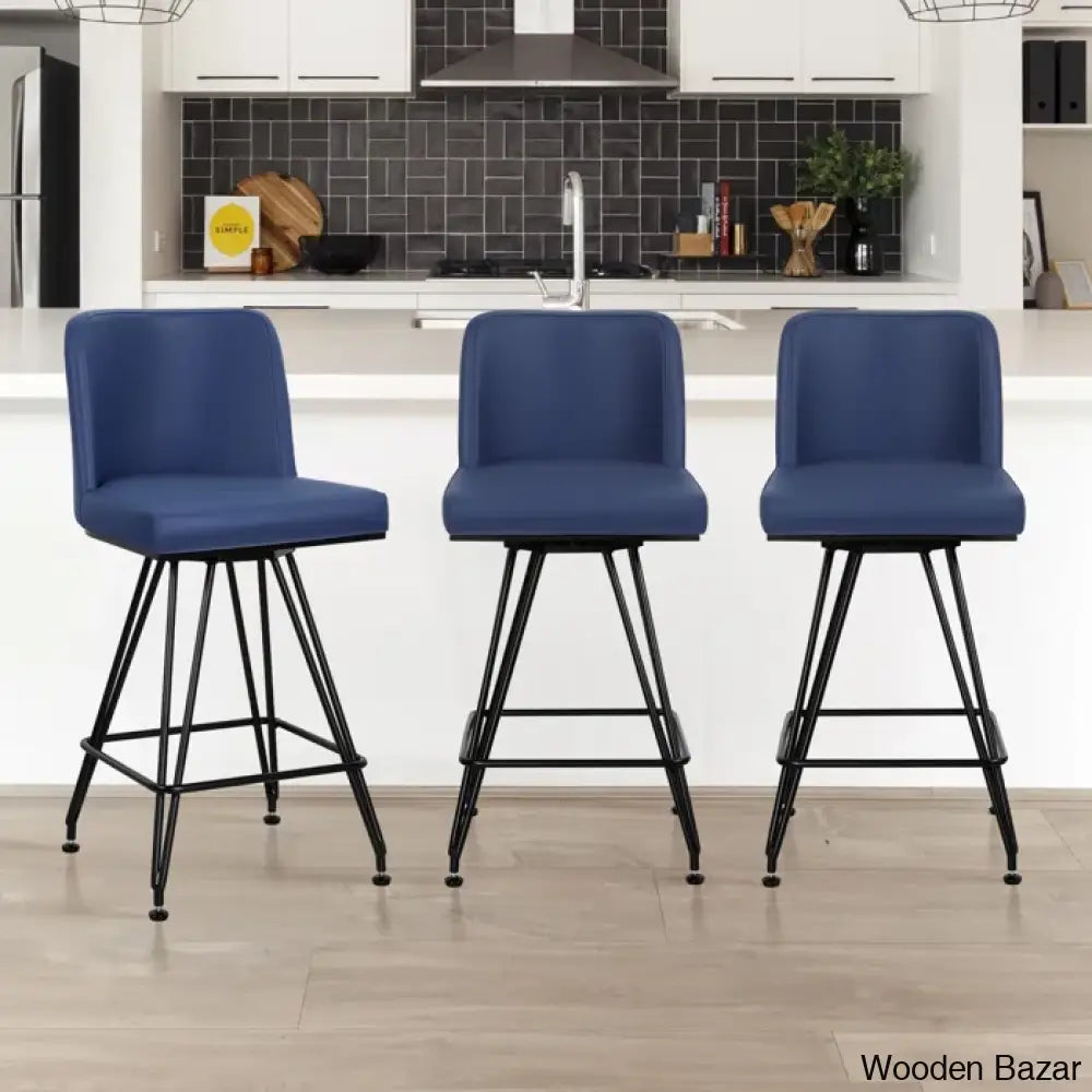 Princetone Swivel 26’’ Counter And Bar Stool (Set Of 2)