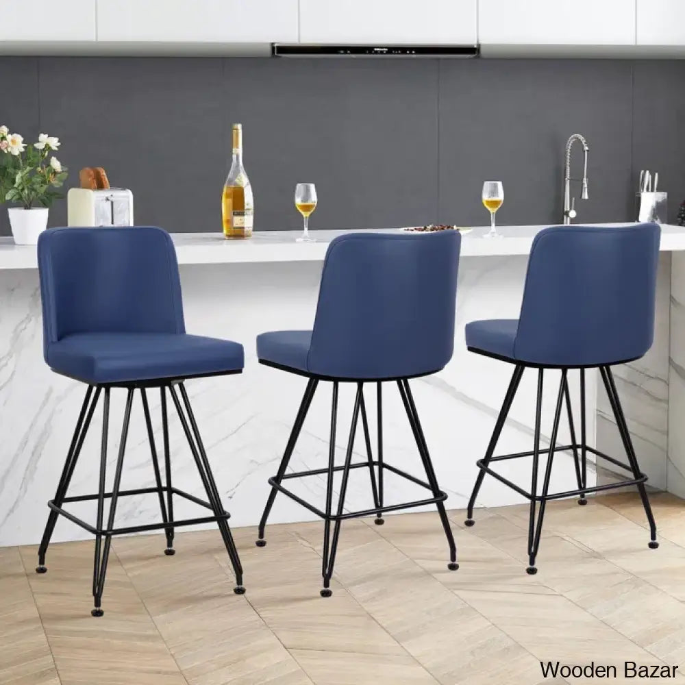 Princetone Swivel 26’’ Counter And Bar Stool (Set Of 2)