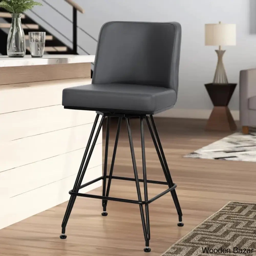 Princetone Swivel 26’’ Counter And Bar Stool (Set Of 2)