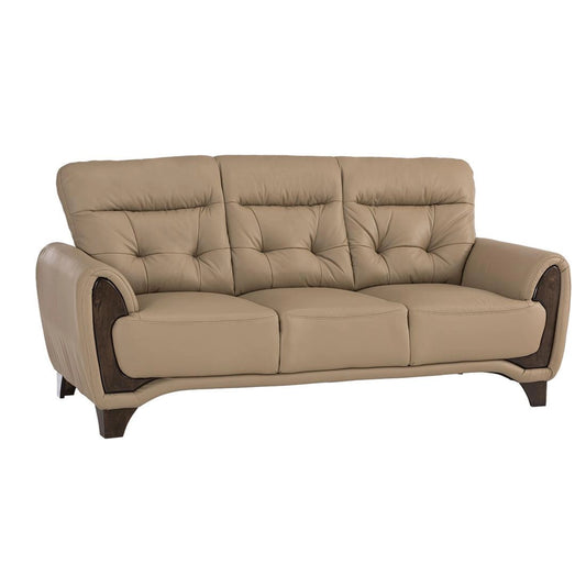 Elegant 1/2/3 Seater Sofa Modern Style in Mocha Brown
