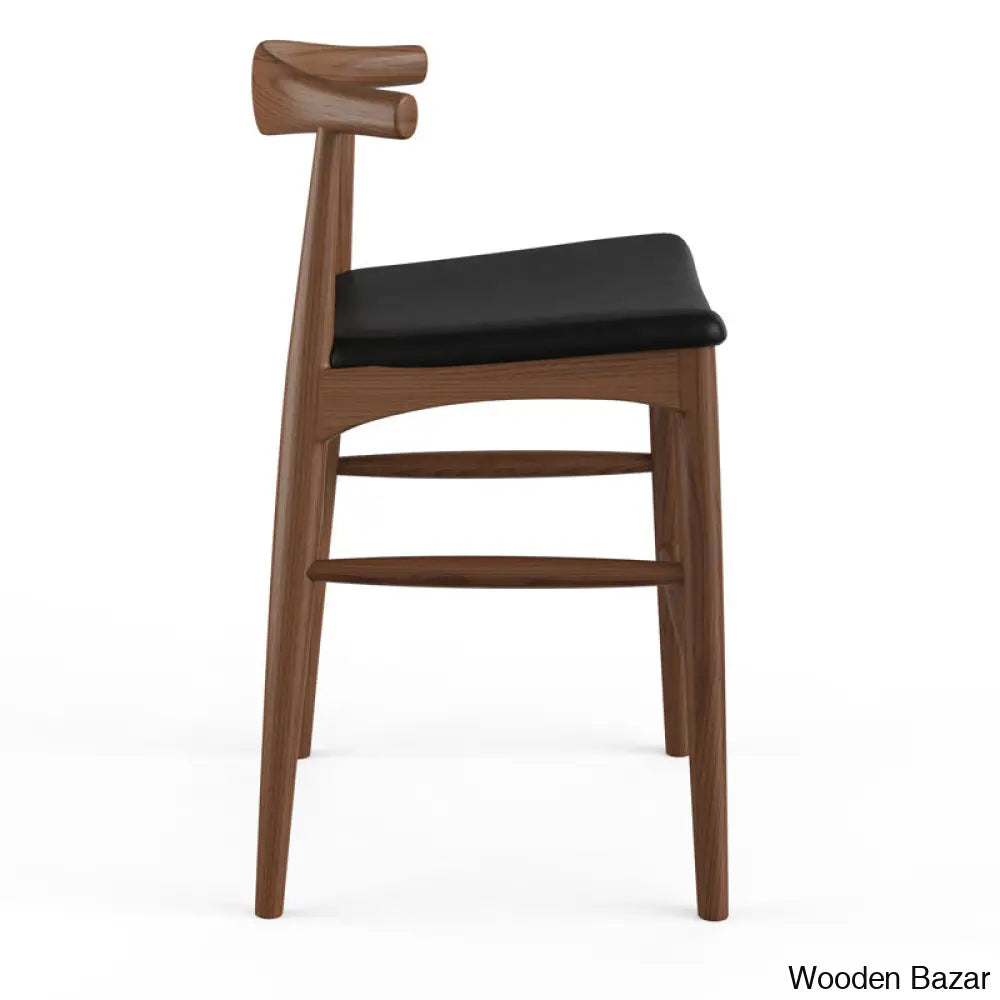 Quimaby Swivel Flynn Solid Ash Wood And Counter Height Stool And Bar Stool