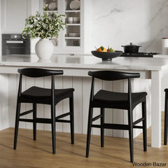 Quimaby Swivel Flynn Solid Ash Wood And Counter Height Stool And Bar Stool