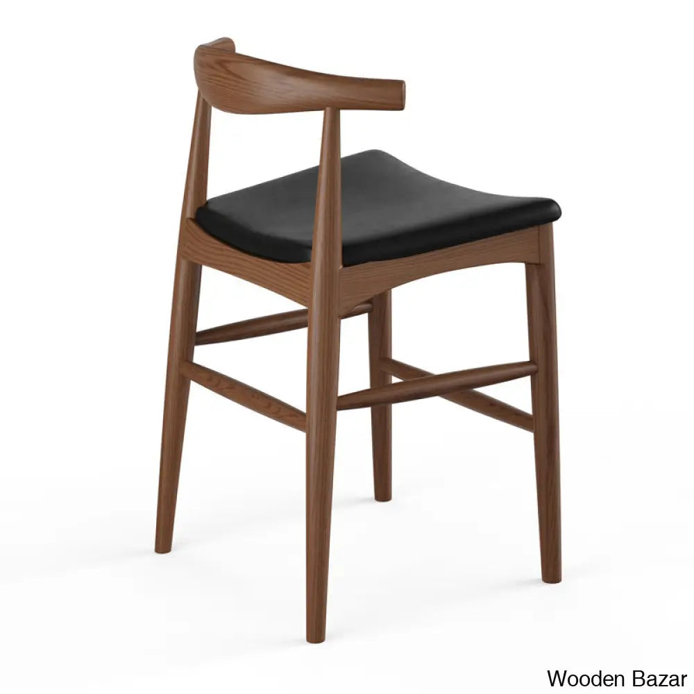 Quimaby Swivel Flynn Solid Ash Wood And Counter Height Stool And Bar Stool