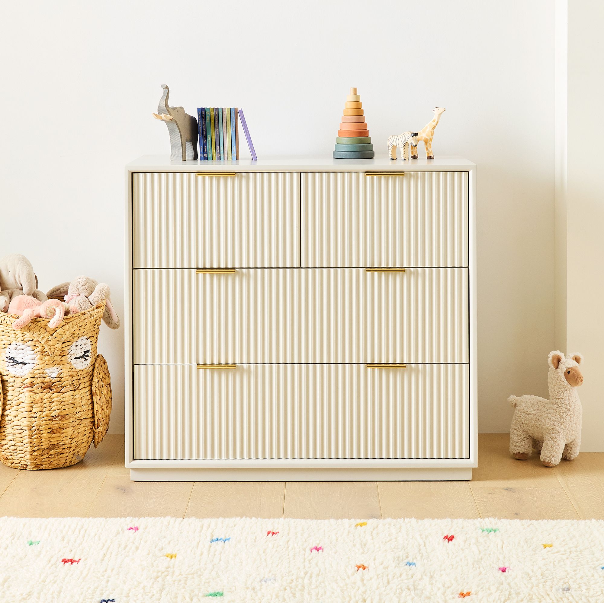 Zainamon 4-Drawer Dresser - Wooden Bazar