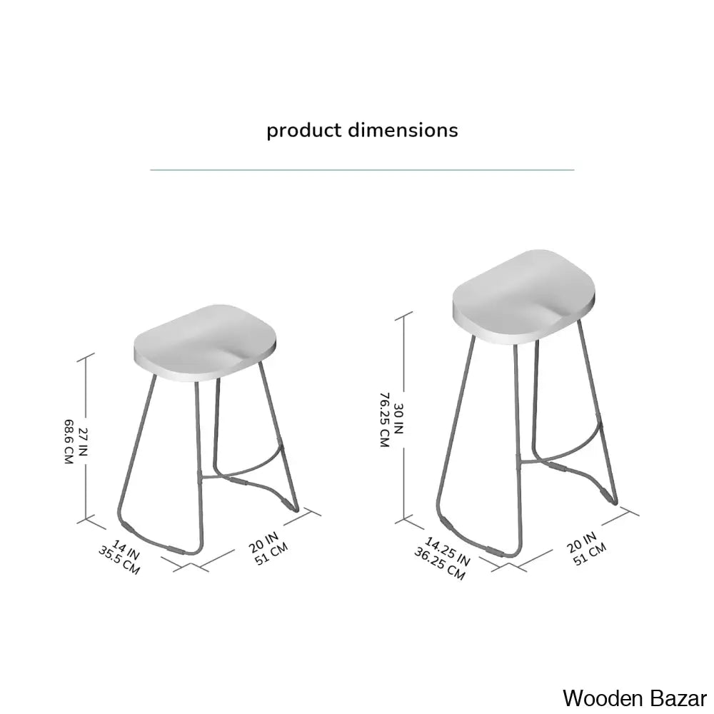 Racettem Swivel Counter And Bar Stool With Metal Frame (Set Of 2)