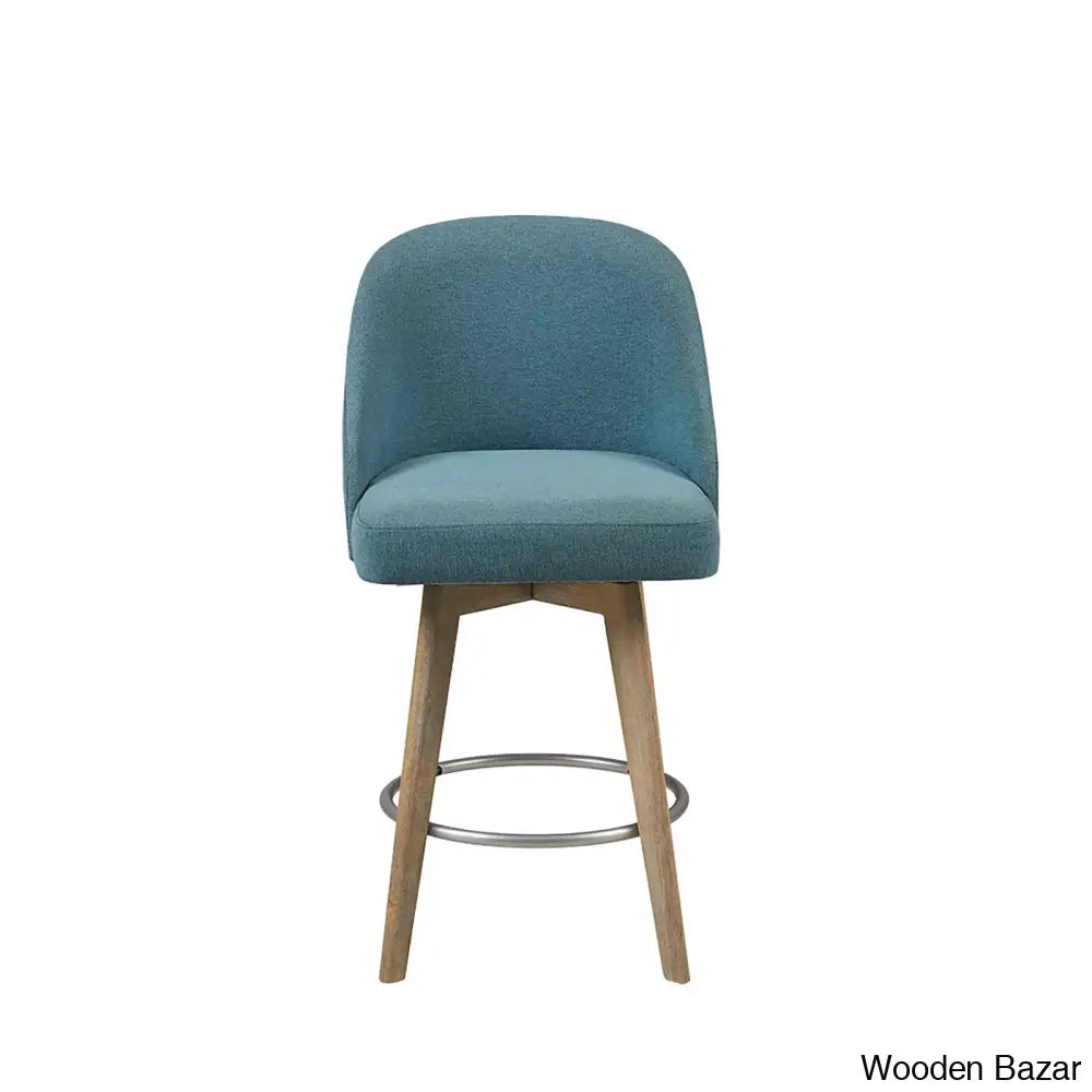 Radcliffen Swivel Counter And Bar Stool Blue / Bar (30” Seat Height) 1