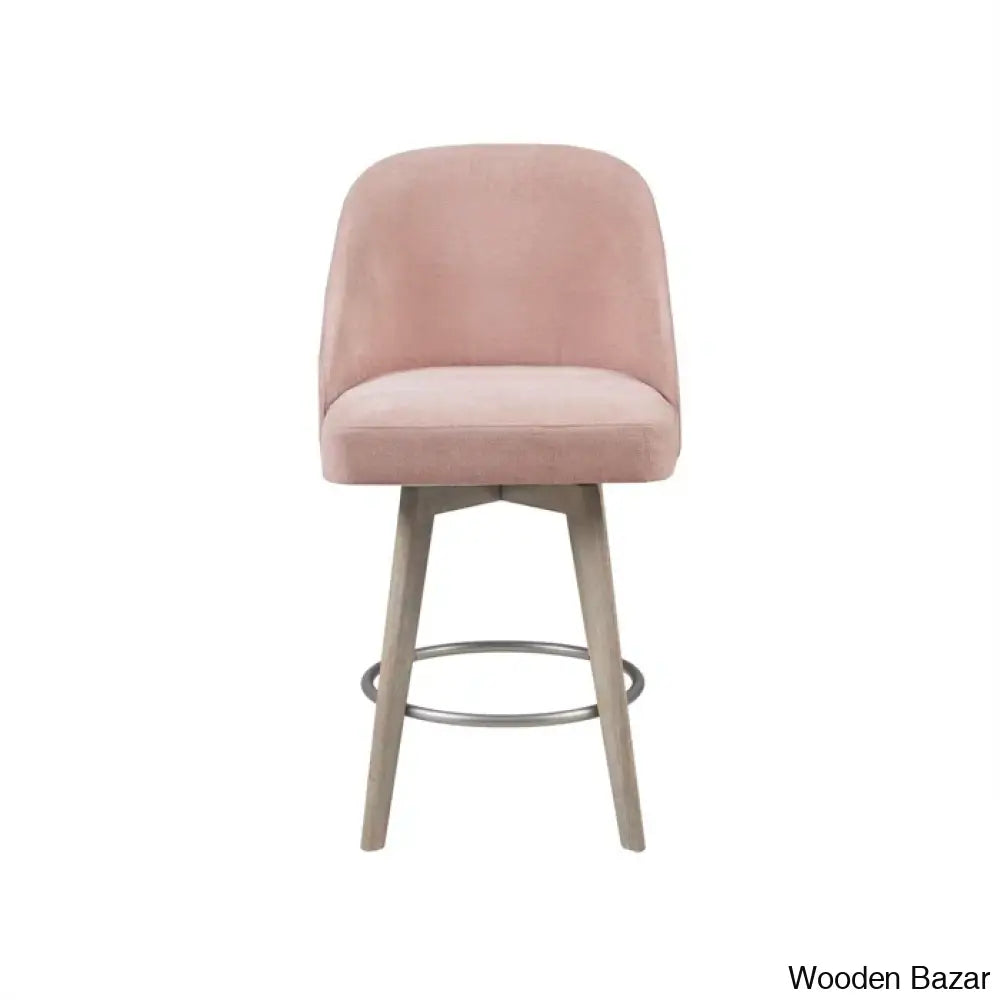 Radcliffen Swivel Counter And Bar Stool Pink / Bar (30” Seat Height) 1