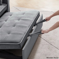 Raener Modern 3 In 1 Convertible Sofa Bed