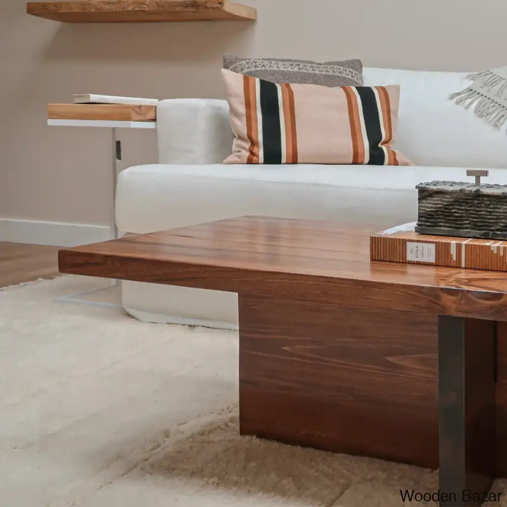 Randolph Solid Wood Coffee Table And Center Table