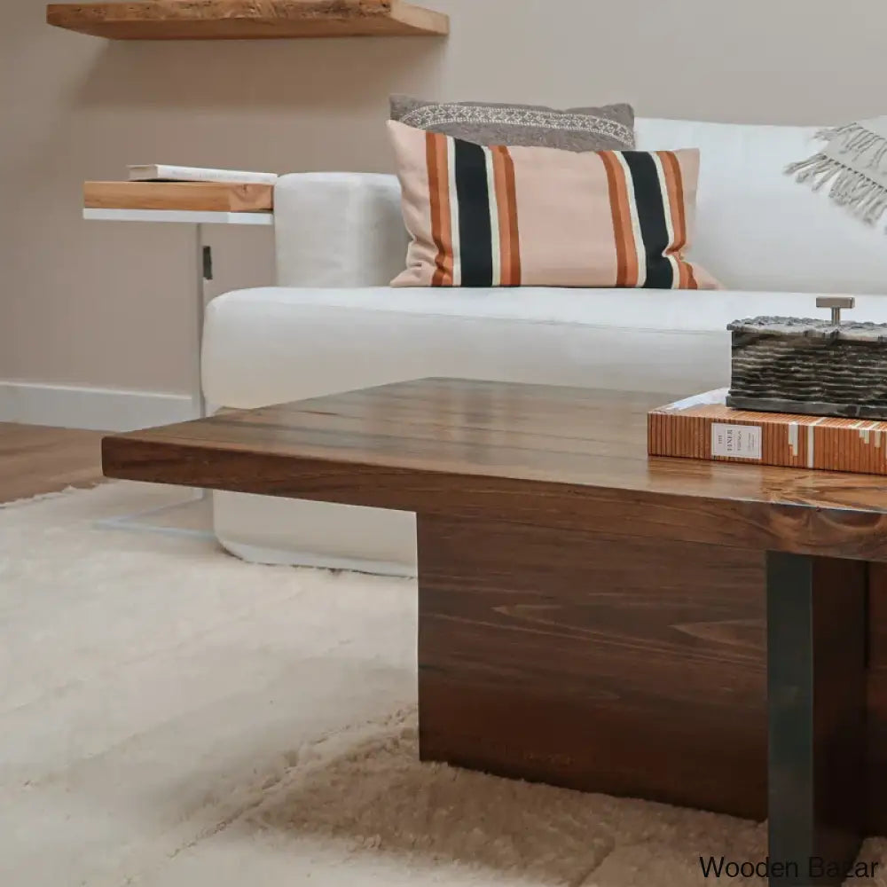 Randolph Solid Wood Coffee Table And Center Table