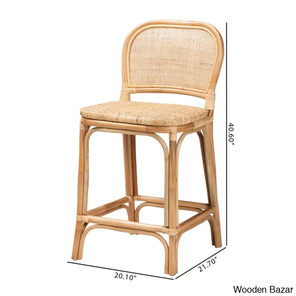 Rattans Swivel Bogard Bar And Counter Stool