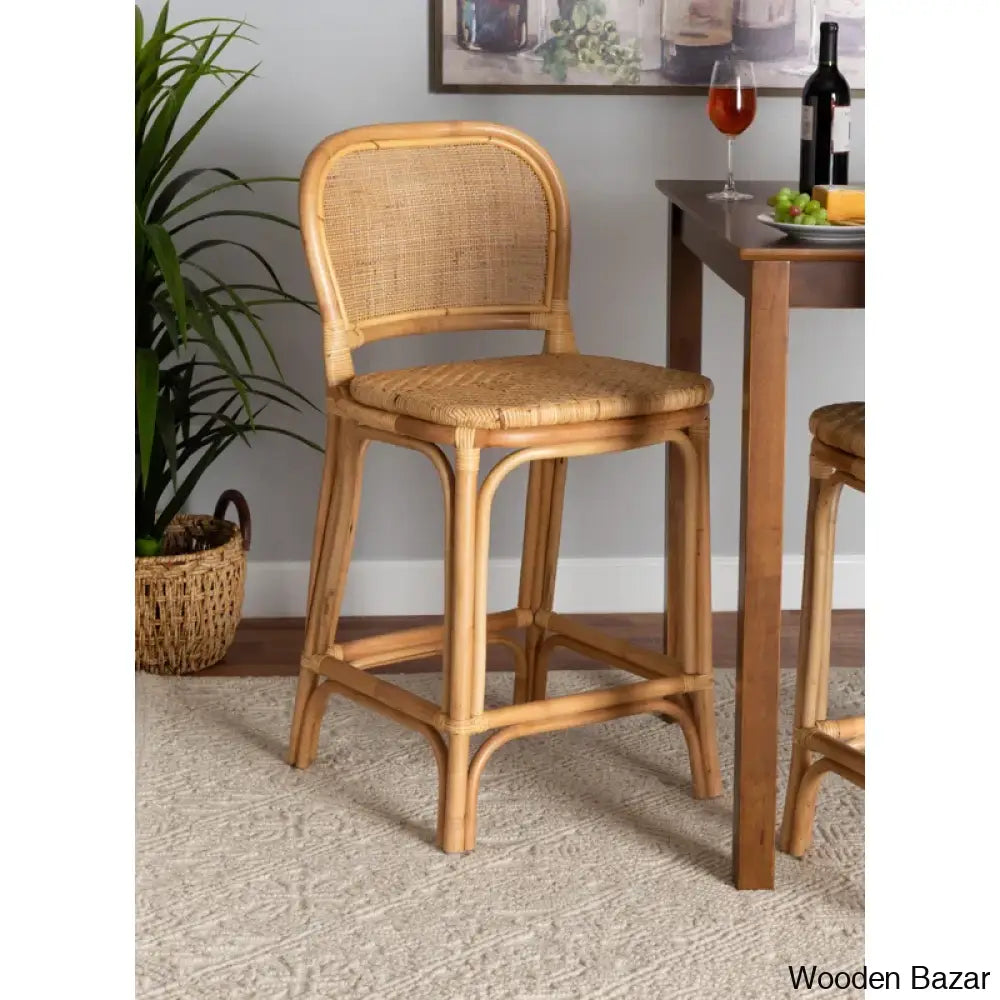 Rattans Swivel Bogard Bar And Counter Stool