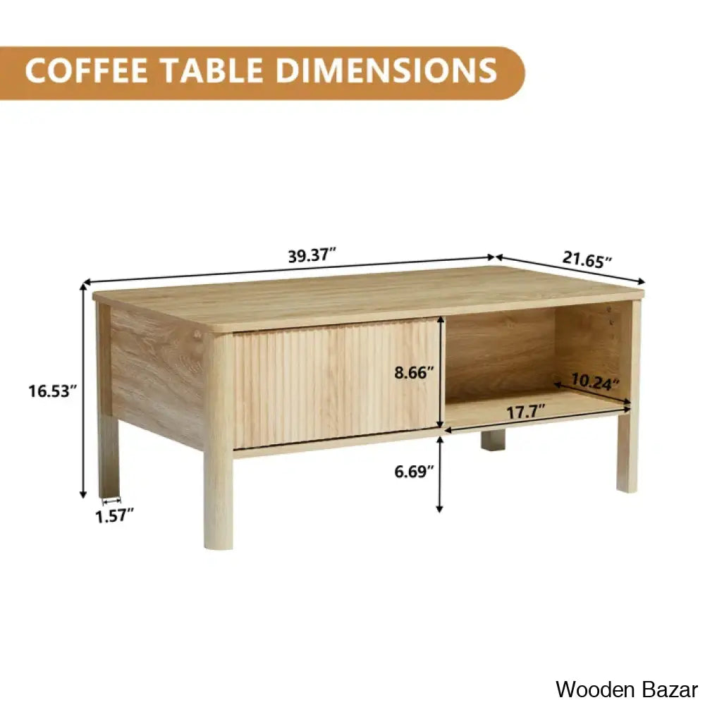 Rawin Coffee And Center Table