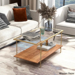 Raynhaml Glass Top Coffee And Center Table