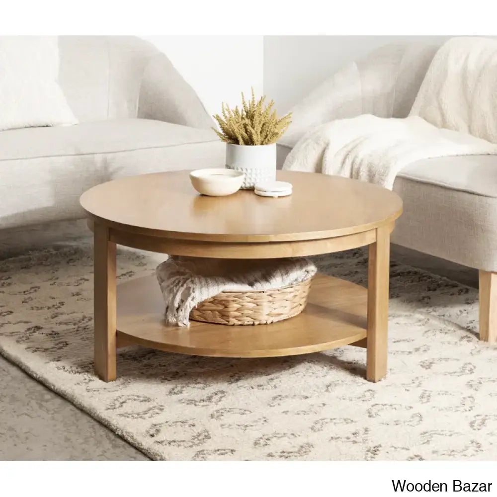 Razeena Coffee Table And Center Table Natural