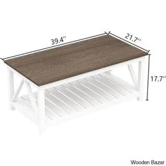 Red Barel Coffee And Center Table