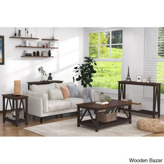 Red Barel Coffee And Center Table