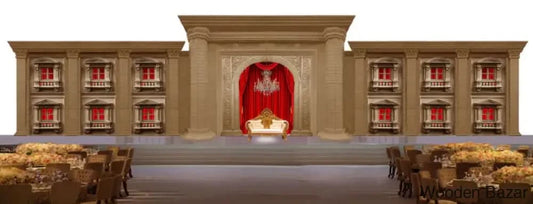Releno Royal Artistic Fiberglass Wedding Backdrops - Wooden Bazar