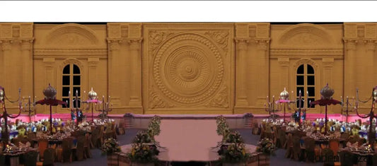 Reshma Royal Artistic Fiberglass Wedding Backdrops - Wooden Bazar