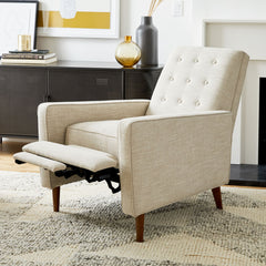 Ponik Mid-Century Recliner - Wooden Bazar