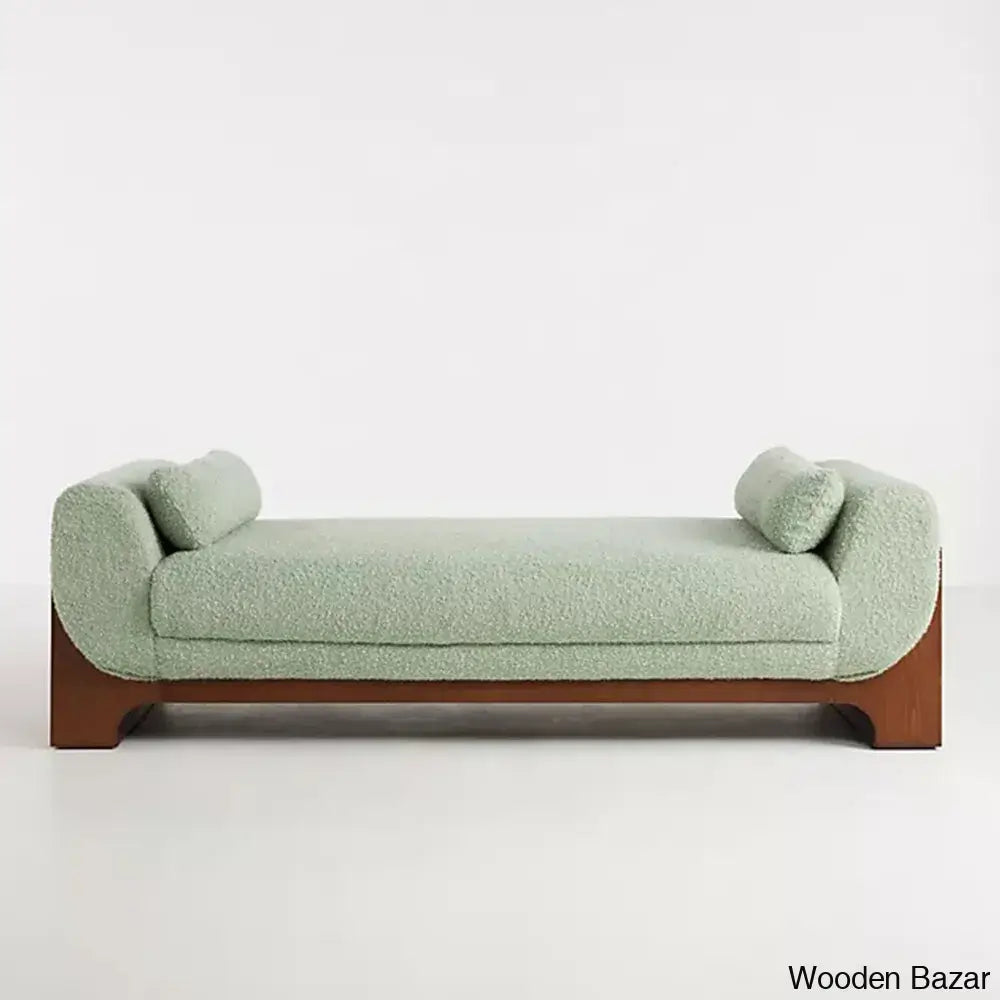 Riley Elegance Redefined Daybed Sofa In Modern Luxury With Timeless Comfort Light Green