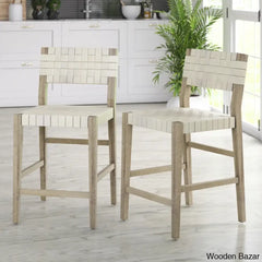Ronia Swivel Upholstered 25’’ Counter And Bar Stool (Set Of 2) White