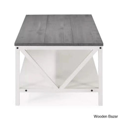 Rosa Solid Wood Top Coffee And Center Table