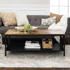Rosa Solid Wood Top Coffee And Center Table