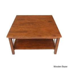 Rossitano Solid Wood Coffee And Center Table