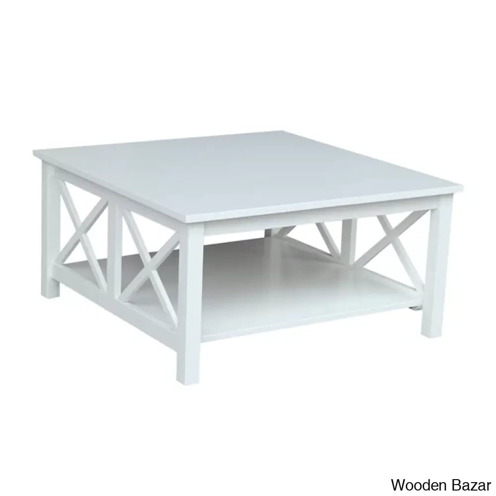 Rossitano Solid Wood Coffee And Center Table