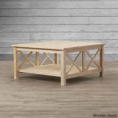 Rossitano Solid Wood Coffee And Center Table