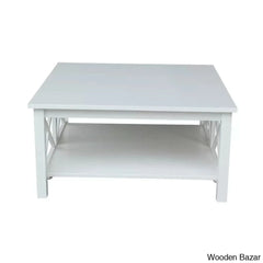 Rossitano Solid Wood Coffee And Center Table