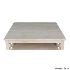 Rossitano Solid Wood Coffee And Center Table