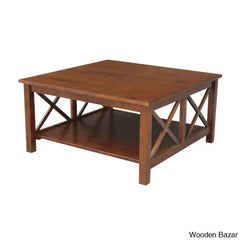 Rossitanow Solid Wood Coffee And Center Table